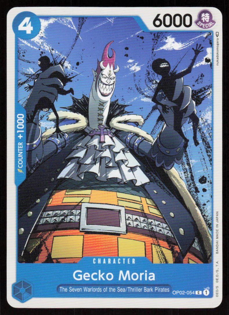 Gecko Moria C Paramount War OP02-054 NM
