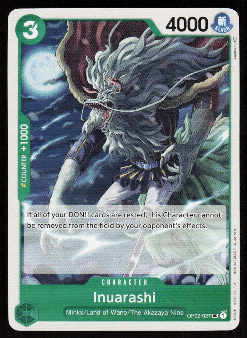 Inuarashi UC Paramount War OP02-027 NM