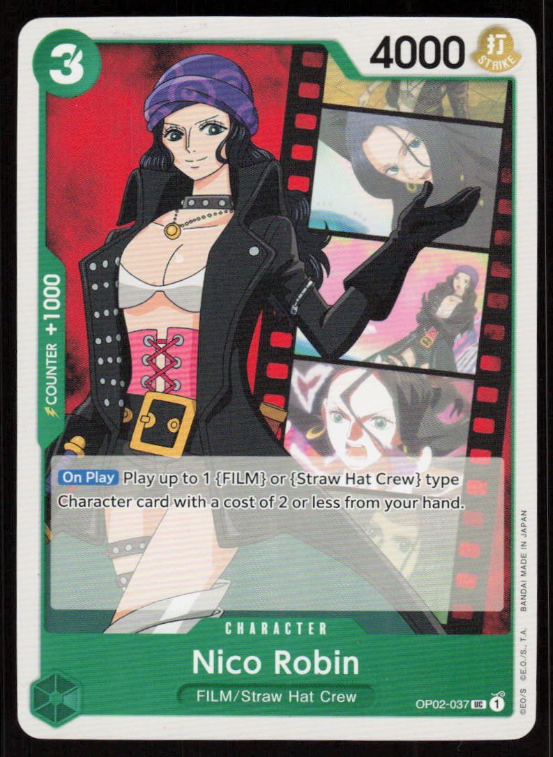 Nico Robin UC Paramount War OP02-037 NM