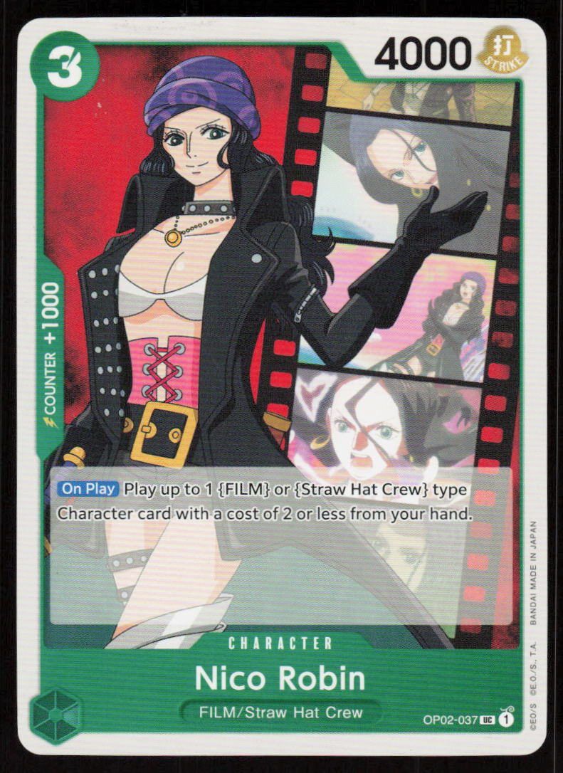 Nico Robin UC Paramount War OP02-037 NM