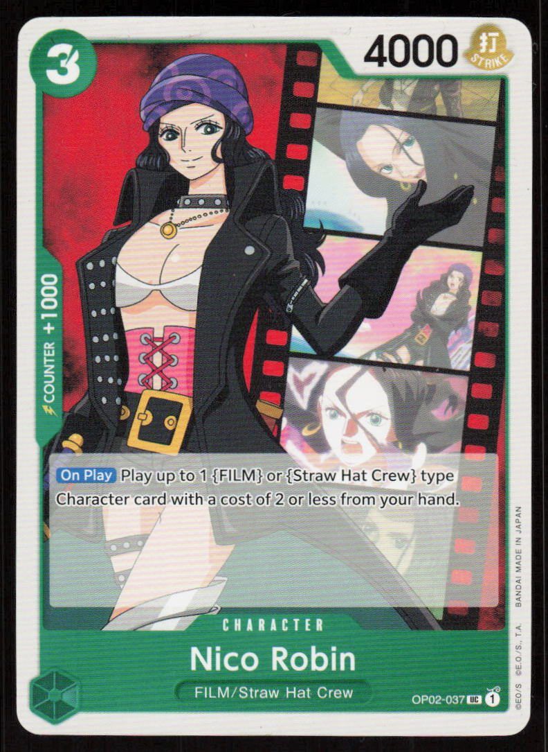 Nico Robin UC Paramount War OP02-037 NM