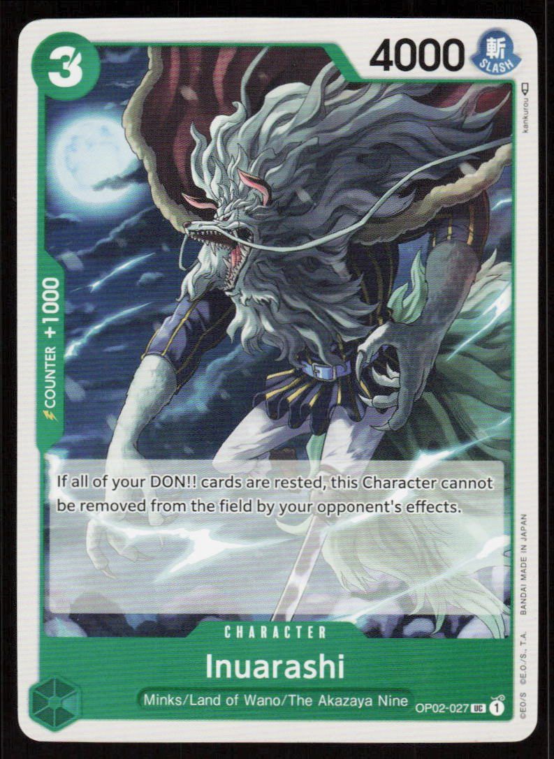 Inuarashi UC Paramount War OP02-027 NM