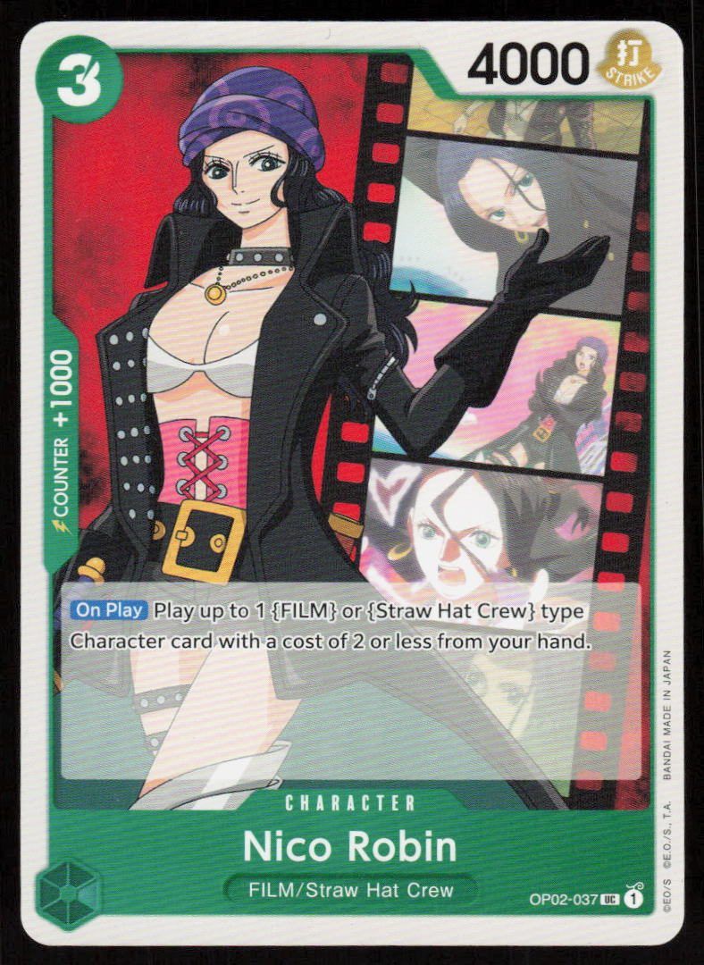 Nico Robin UC Paramount War OP02-037 NM