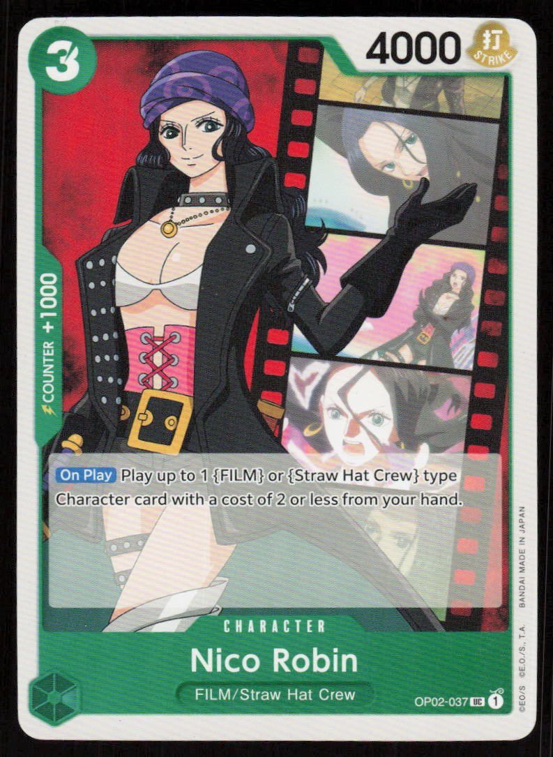 Nico Robin UC Paramount War OP02-037 NM