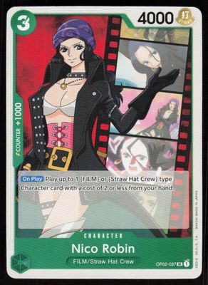 Nico Robin UC Paramount War OP02-037 NM