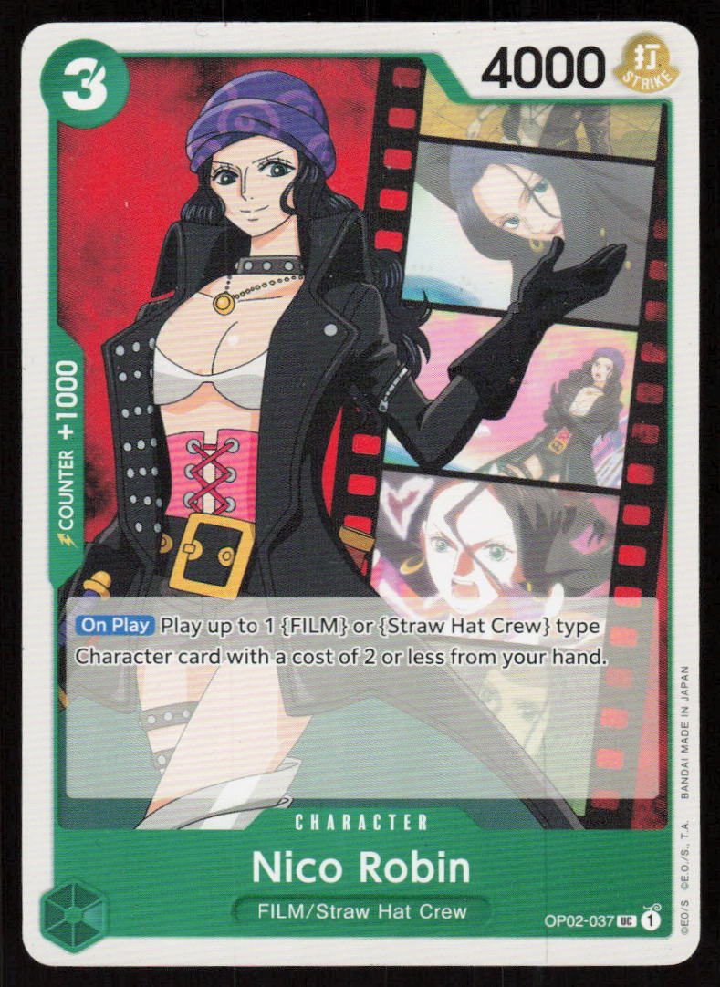 Nico Robin UC Paramount War OP02-037 NM