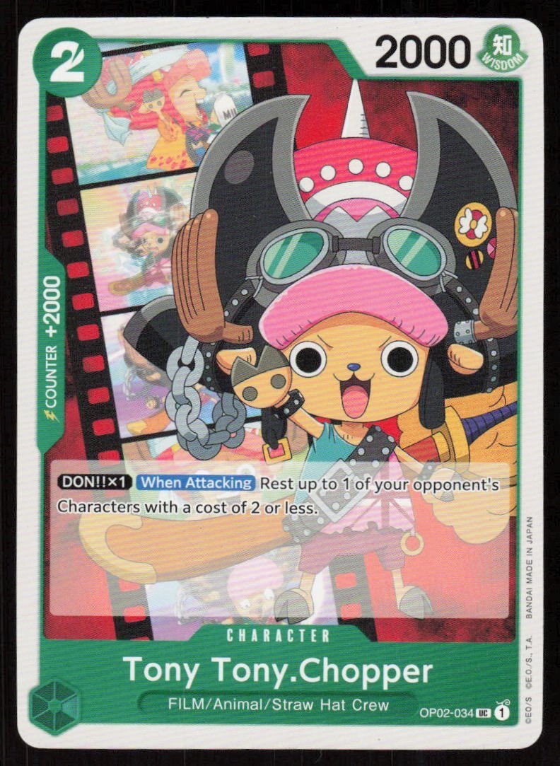 Tony Tony.Chopper UC Paramount War OP02-034 NM