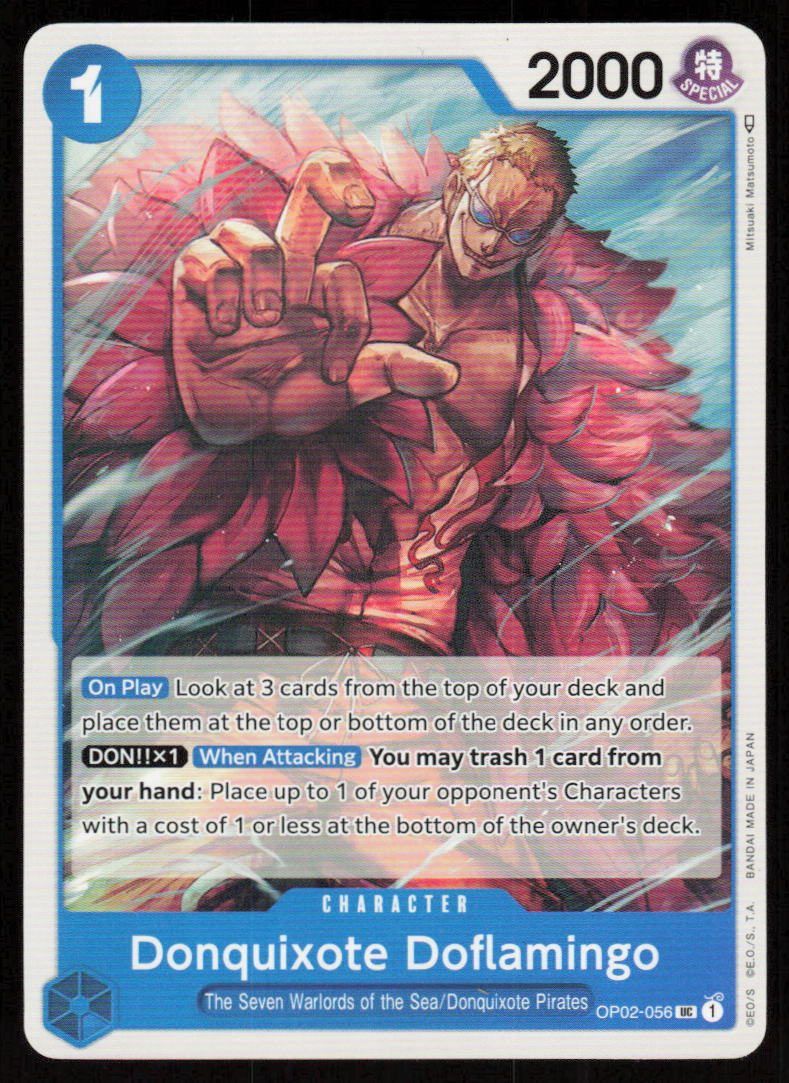 Donquixote Doflamingo UC Paramount War OP02-056 NM