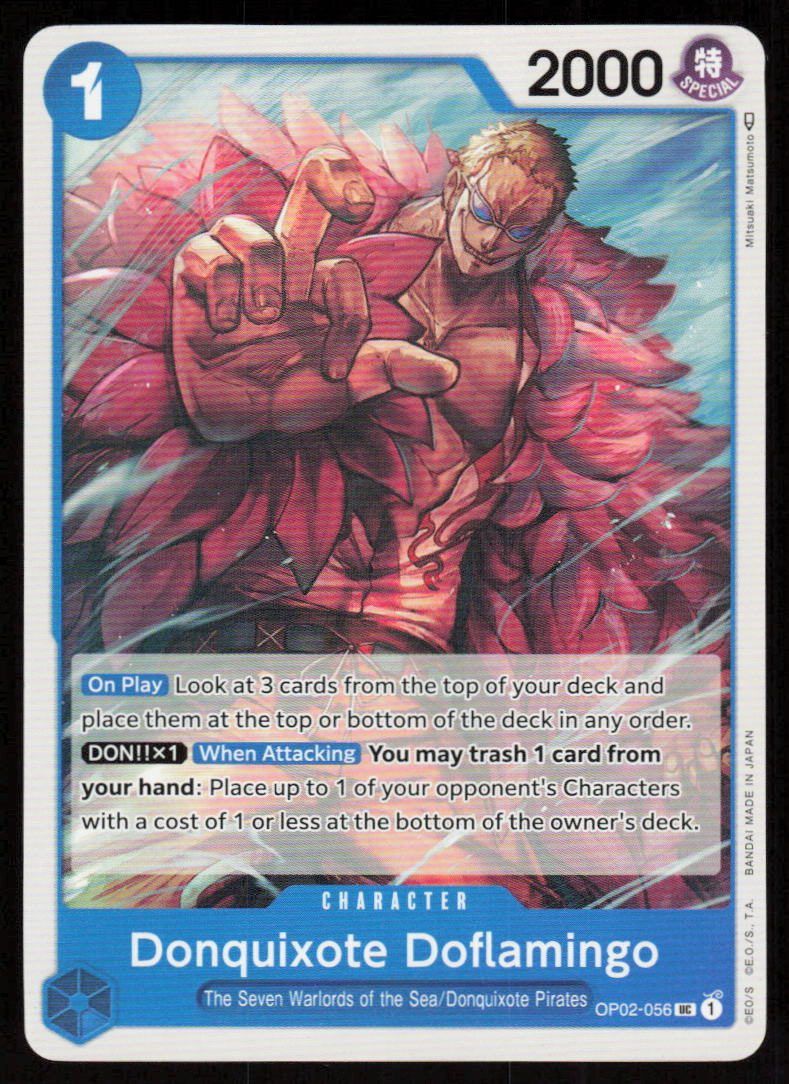 Donquixote Doflamingo UC Paramount War OP02-056 NM