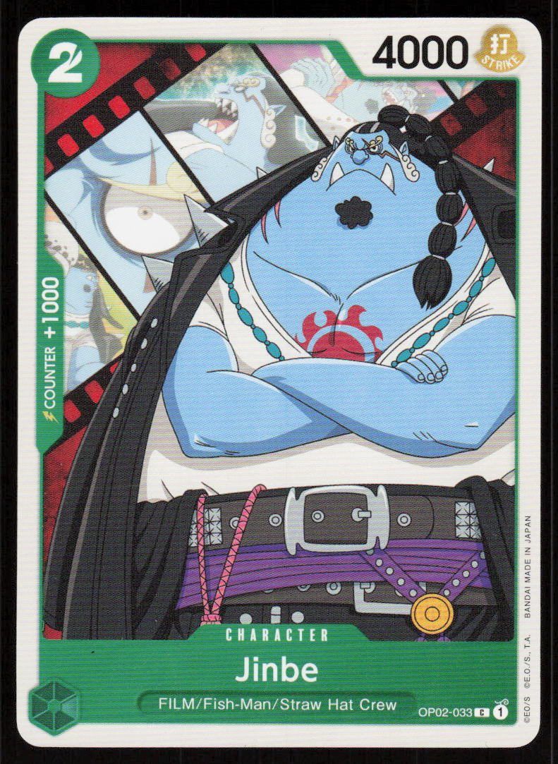 Jinbe C Paramount War OP02-033 NM