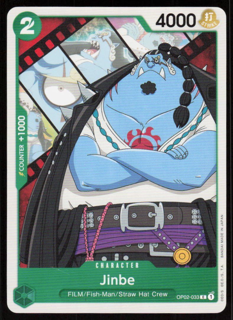 Jinbe C Paramount War OP02-033 NM