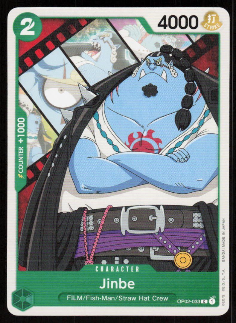 Jinbe C Paramount War OP02-033 NM