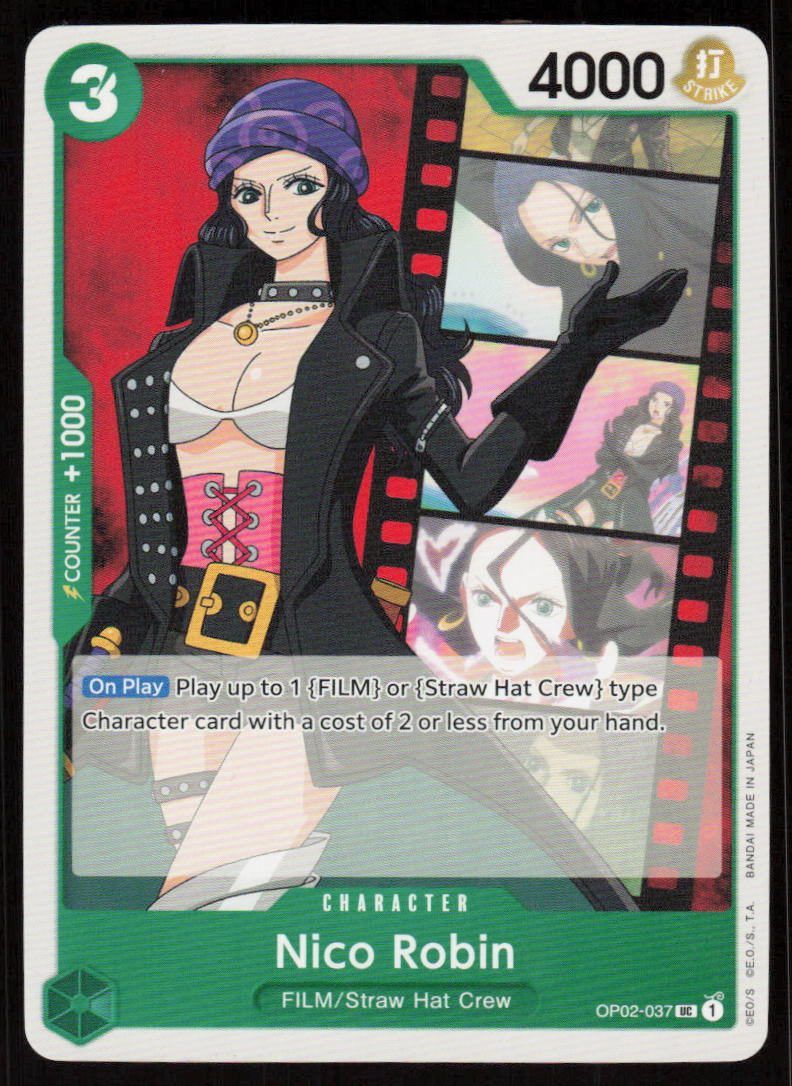 Nico Robin UC Paramount War OP02-037 NM