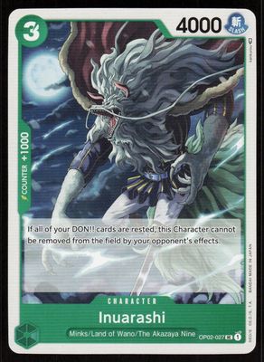 Inuarashi UC Paramount War OP02-027 NM