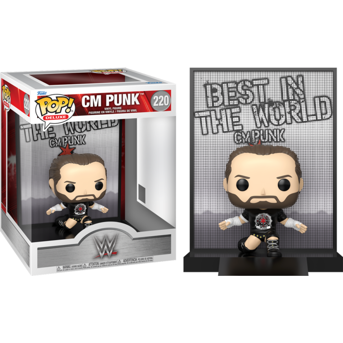 WWE - CM Punk Deluxe Pop! Vinyl Figure - product image 1 | Mighty Toys Australia