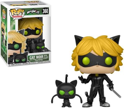 Miraculous: Tales of Ladybug &amp; Cat Noir - Cat Noir with Plagg Buddy Pop! Vinyl Figure