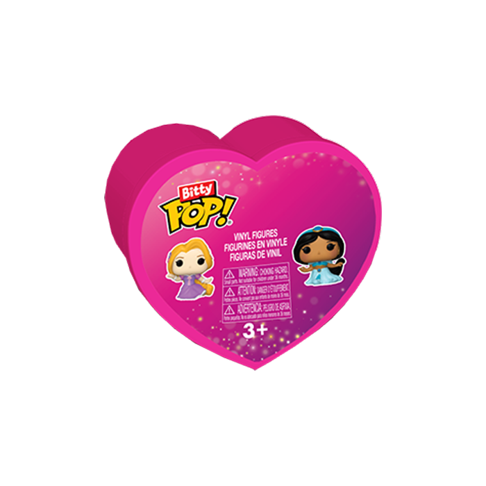 Disney Princesses - Heart Shaped Capsule Bitty Pop! Blind Bag Vinyl Figure (Single Unit) - product image 1 | Mighty Toys