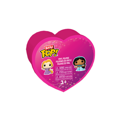 Disney Princesses - Heart Shaped Capsule Bitty Pop! Blind Bag Vinyl Figure (Single Unit) - product image 1 | Mighty Toys