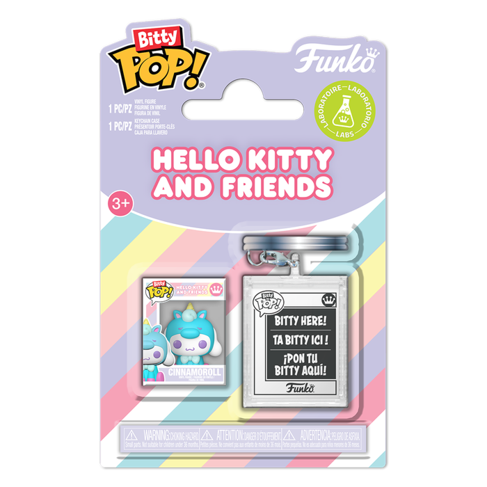 Hello Kitty and Friends - Cinnamoroll Bitty Pop! Vinyl Figure with Keychain Case Accessory - product image 1 | Mighty Toys