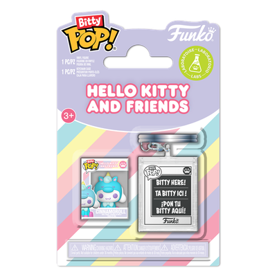 Hello Kitty and Friends - Cinnamoroll Bitty Pop! Vinyl Figure with Keychain Case Accessory - product image 1 | Mighty Toys