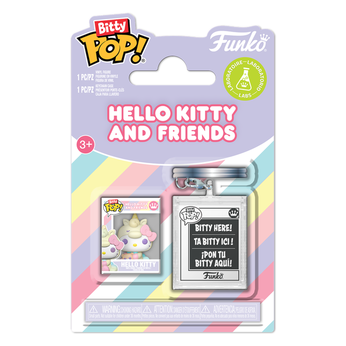 Hello Kitty and Friends - Hello Kitty Bitty Pop! Vinyl Figure with Keychain Case Accessory - product image 1 | Mighty Toys