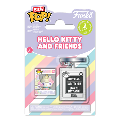 Hello Kitty and Friends - Hello Kitty Bitty Pop! Vinyl Figure with Keychain Case Accessory - product image 1 | Mighty Toys