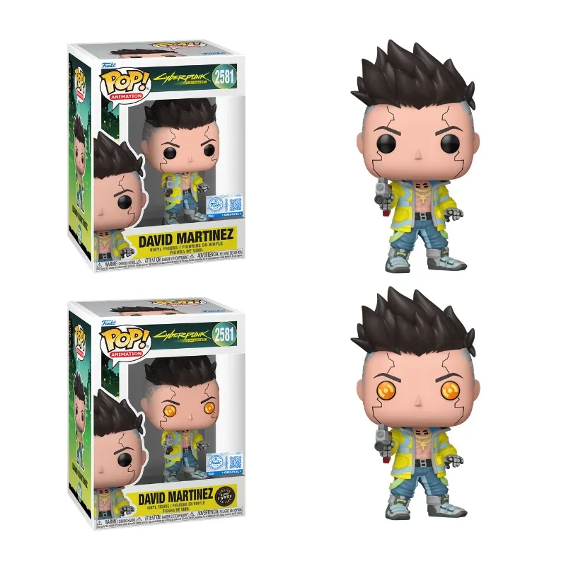 Pre-Order - Cyberpunk: Edgerunners - David Martinez with Yukimura Gun Chase Pop! Vinyl Figure - Bundle of 6 (set of 6 Pops)