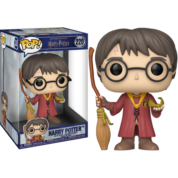 Harry Potter - Harry with Nimbus 2000 10" Pop! Vinyl Figure - product image 1 | Mighty Toys Australia