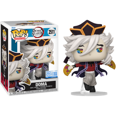 Demon Slayer - Doma with War Fans Chase Pop! Vinyl Figure - Bundle of 6 (set of 6 Pops) - product image 1 | Mighty Toys