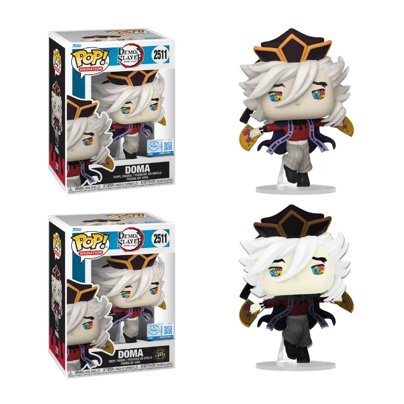 Pre-Order - Demon Slayer - Doma with War Fans Chase Pop! Vinyl Figure - Bundle of 2 (set of 2 Pop!)