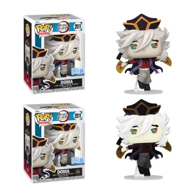 Pre-Order - Demon Slayer - Doma with War Fans Chase Pop! Vinyl Figure - Bundle of 2 (set of 2 Pop!)