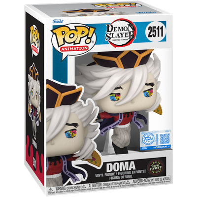 Demon Slayer - Doma with War Fans Pop! Vinyl Figure - product image 2 | Mighty Toys Australia