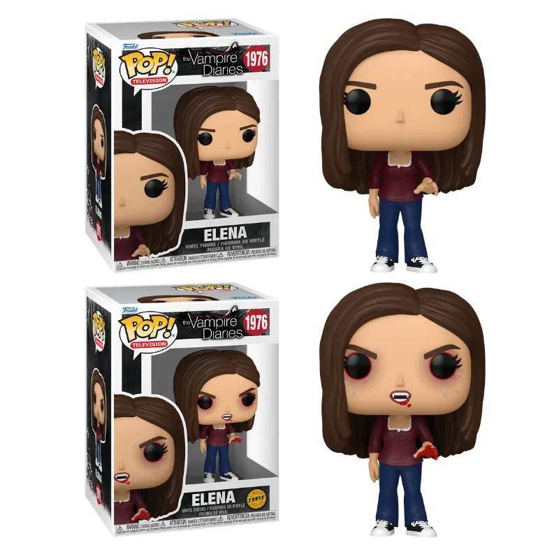 Pre-Order - The Vampire Diaries - Elena Chase Pop! Vinyl Figure - Bundle of 2 (set of 2 Pop!)