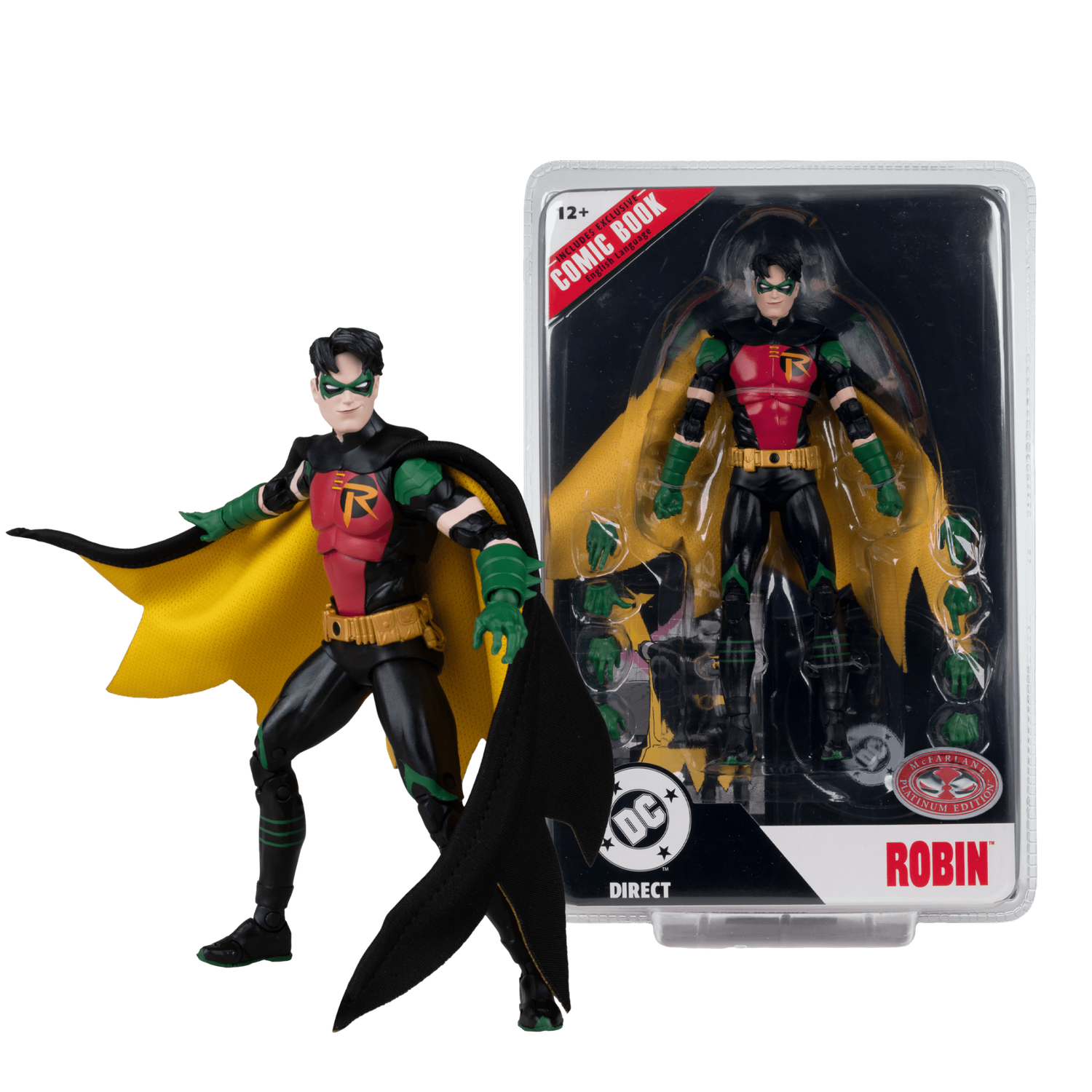 DC Comics - Robin Tim Drake (Nightwing #81) Page Punchers 7" Figure with Comic - product image 1 | Mighty Toys Australia