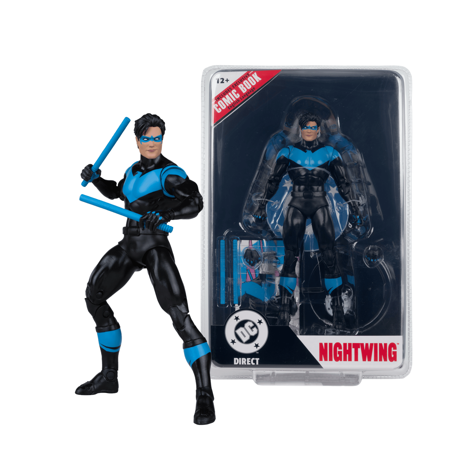 DC Comics - Nightwing (Nightwing #81) Page Punchers 7" Figure with Comic - product image 1 | Mighty Toys Australia