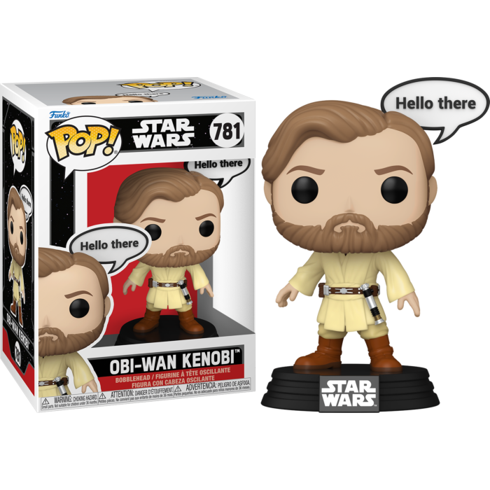 Star Wars - Obi-Wan Kenobi (Hello There) Pop! Vinyl Figure - product image 1 | Mighty Toys Australia
