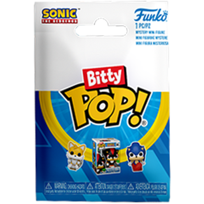 Sonic the Hedgehog - Bitty Pop! Blind Bag Vinyl Figure (Single Unit) - product image 1 | Mighty Toys Australia