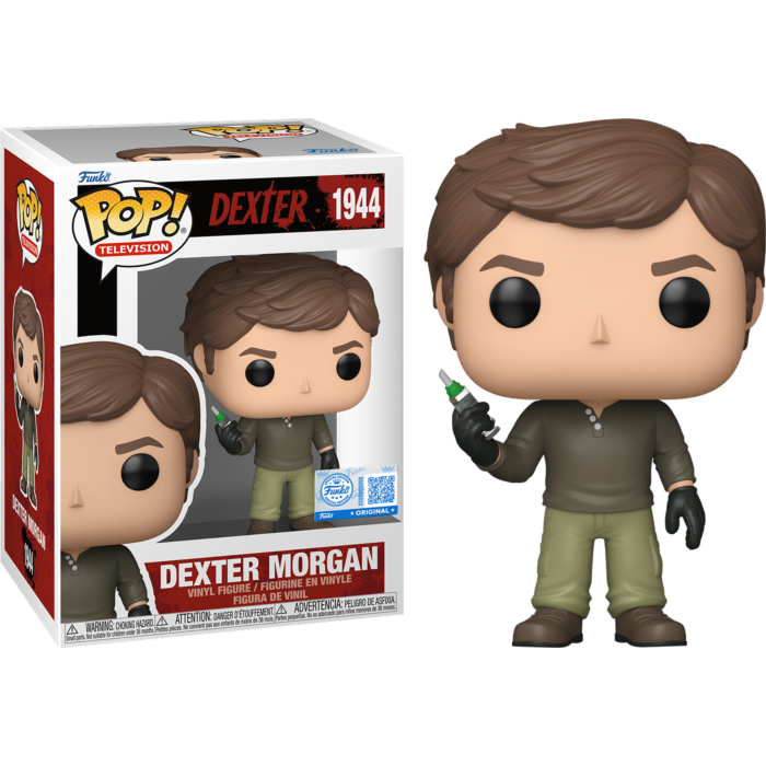 Dexter - Dexter Morgan with Syringe Pop! Vinyl Figure - product image 1 | Mighty Toys Australia