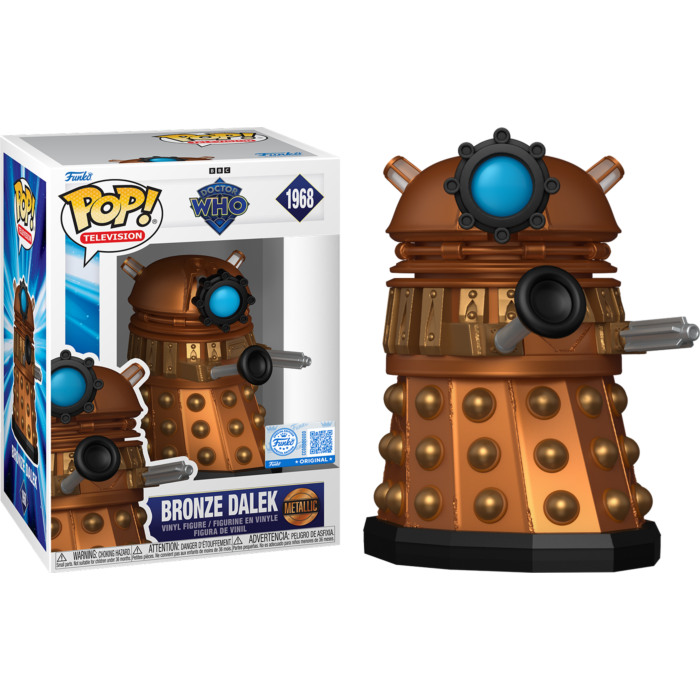 Doctor Who - Bronze Dalek Pop! Vinyl Figure - product image 1 | Mighty Toys Australia