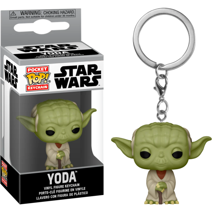 Star Wars - Yoda Pocket Pop! Vinyl Keychain - product image 1 | Mighty Toys Australia