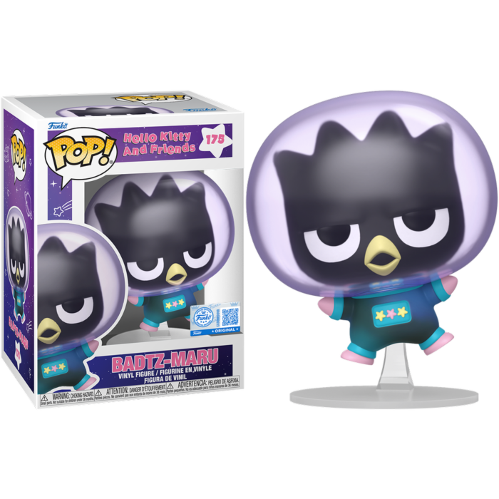 Hello Kitty &amp; Friends - Badtz-Maru (Space Suit) Chase Pop! Vinyl Figure - Bundle of 2 (set of 2 Pop!) - product image 1