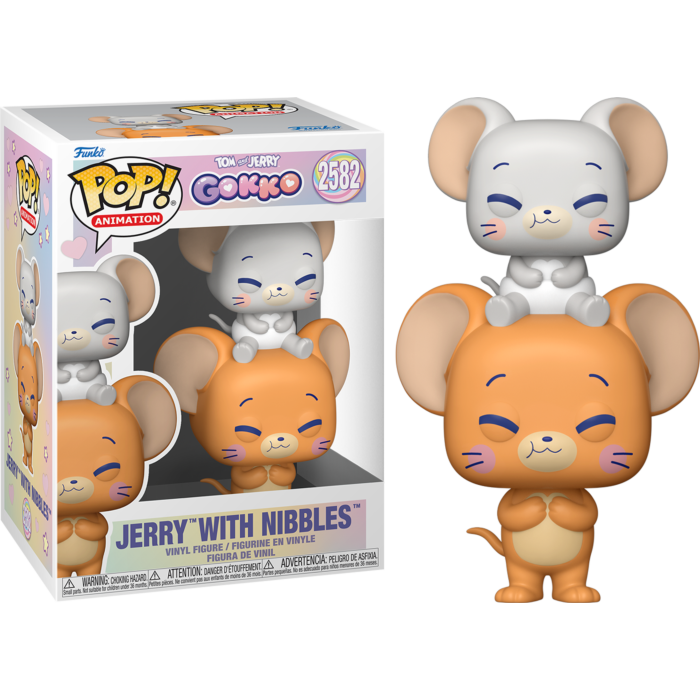 Tom &amp; Jerry: Gokko - Jerry with Nibbles Pop! Vinyl Figure - product image 1 | Mighty Toys Australia