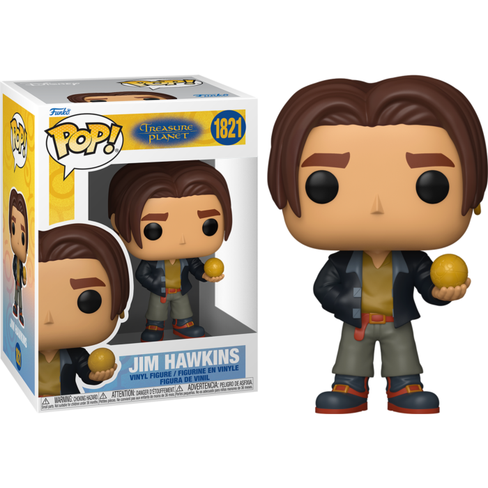 Treasure Planet - Jim Hawkins with Map Pop! Vinyl Figure - product image 1 | Mighty Toys Australia