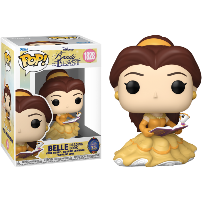 Beauty and the Beast - Belle Reading Book Pop! Vinyl Figure - product image 1 | Mighty Toys Australia