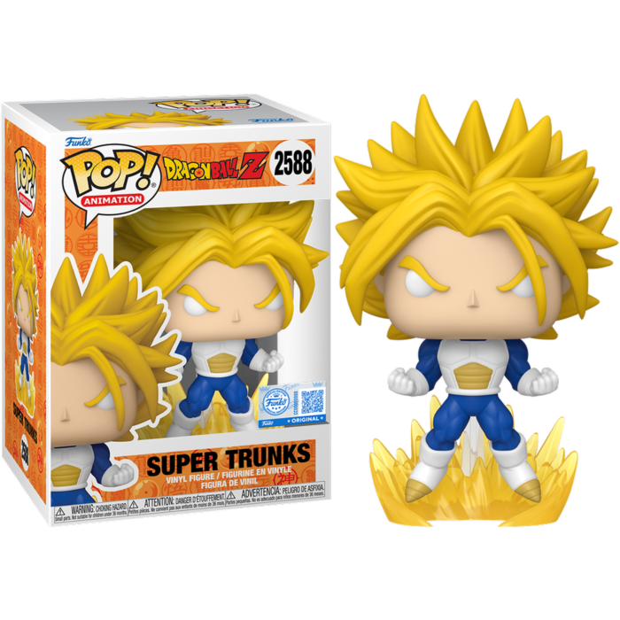 Dragon Ball Z - Super Trunks Pop! Vinyl Figure - product image 1 | Mighty Toys Australia