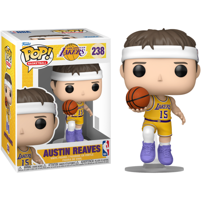 NBA Basketball - Austin Reaves (Yellow Icon Jersey) Los Angeles Lakers Pop! Vinyl Figure - product image 1 | Mighty Toys