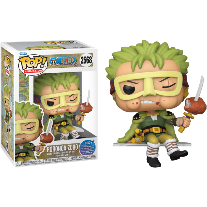 One Piece - Roronoa Zoro Pop! Shelf Sitter Vinyl Figure - product image 1 | Mighty Toys Australia