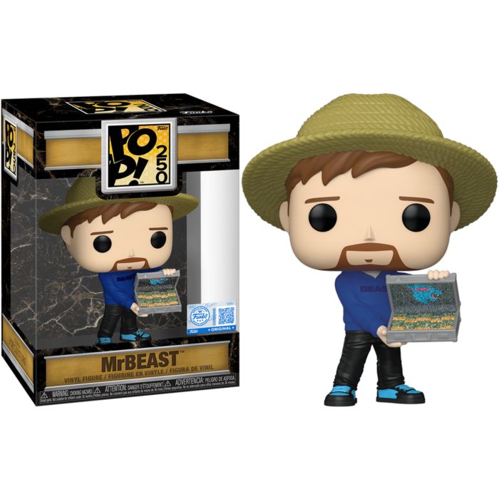 Pop! 250 - Mr Beast Pop! Vinyl Figure - product image 1 | Mighty Toys Australia