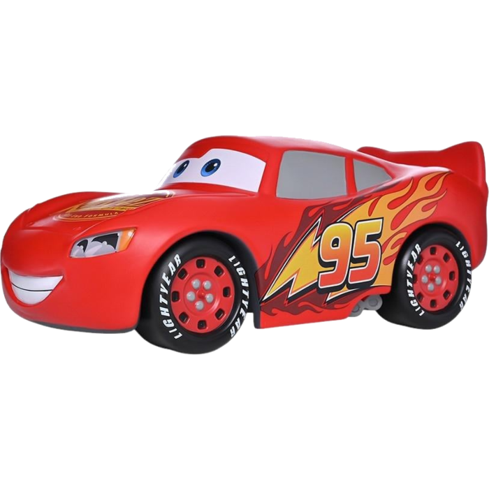 Cars - Lightning McQueen Figural PVC Money Bank - product image 1 | Mighty Toys Australia
