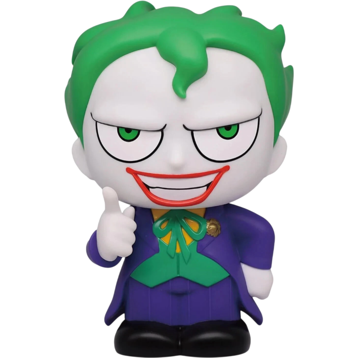 DC - The Joker Figural PVC Money Bank - product image 1 | Mighty Toys Australia